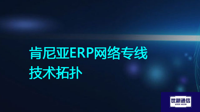 肯尼亚ERP网络专线技术拓扑？解决方案//世耕通信全球办公专网专线