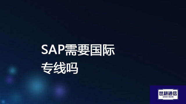 SAP需要国际专线吗  ？？？解决方案//世耕通信全球办公专网专线
