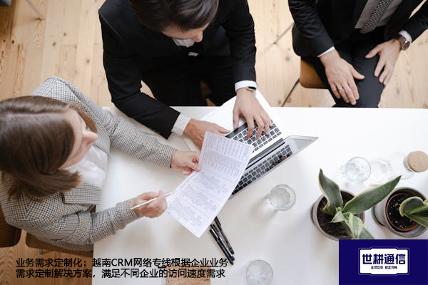 业务需求定制化：越南CRM网络专线根据企业业务需求定制解决方案，满足不同企业的访问速度需求--解决方案//世耕通信全球办公专网专线