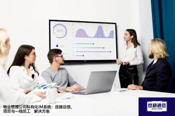 物业管理公司私有化IM系统：连接总部、项目与一线员工--解决方案//世耕通信  即时通讯（IM）私有化部署