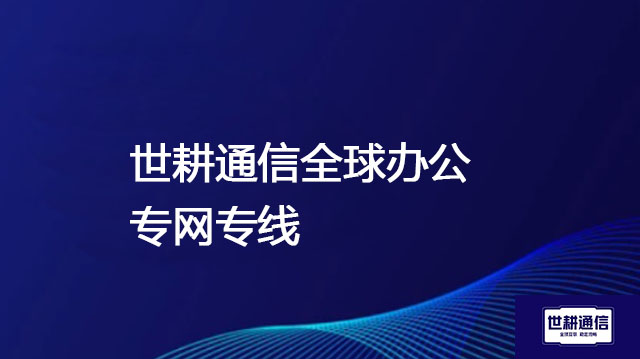 企业Token出海网络专线：跨越国界、极速响应的AI通道--解决方案//世耕通信全球办公专网专线